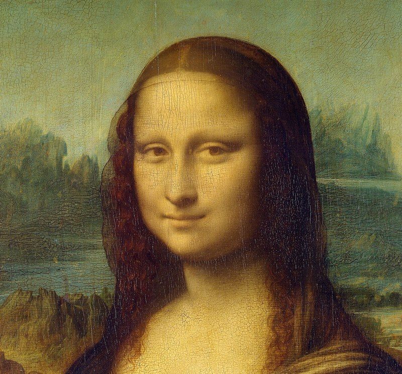 达·芬奇《蒙娜丽莎》面部：sfumato，明暗之间没有硬边界